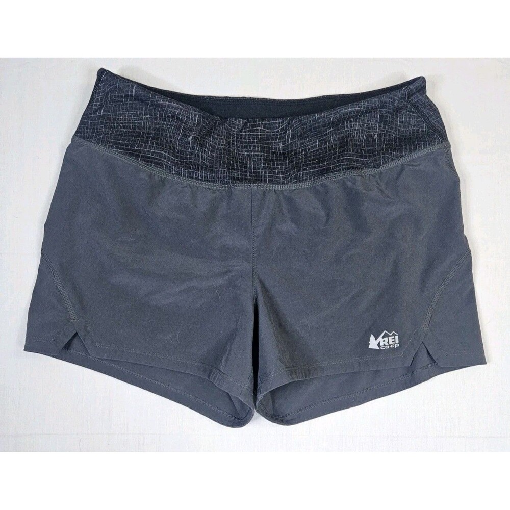 REI Co-op Shorts Women's Small Gray Swiftland Running Hiking Lined Drawstring S
